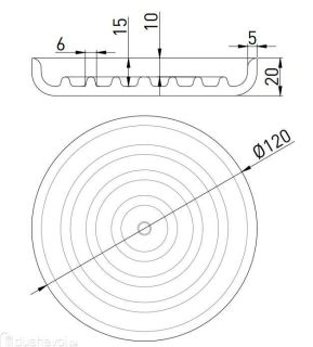Мыльница Salini Gocce 1902201RF чёрный матовый